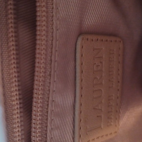 Ralph Lauren small/medium light tan leather sachel bag - Picture 11 of 12